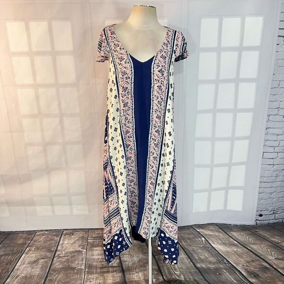 Maeve Anthropologie bohemian cape like sundress size small - Picture 3 of 12